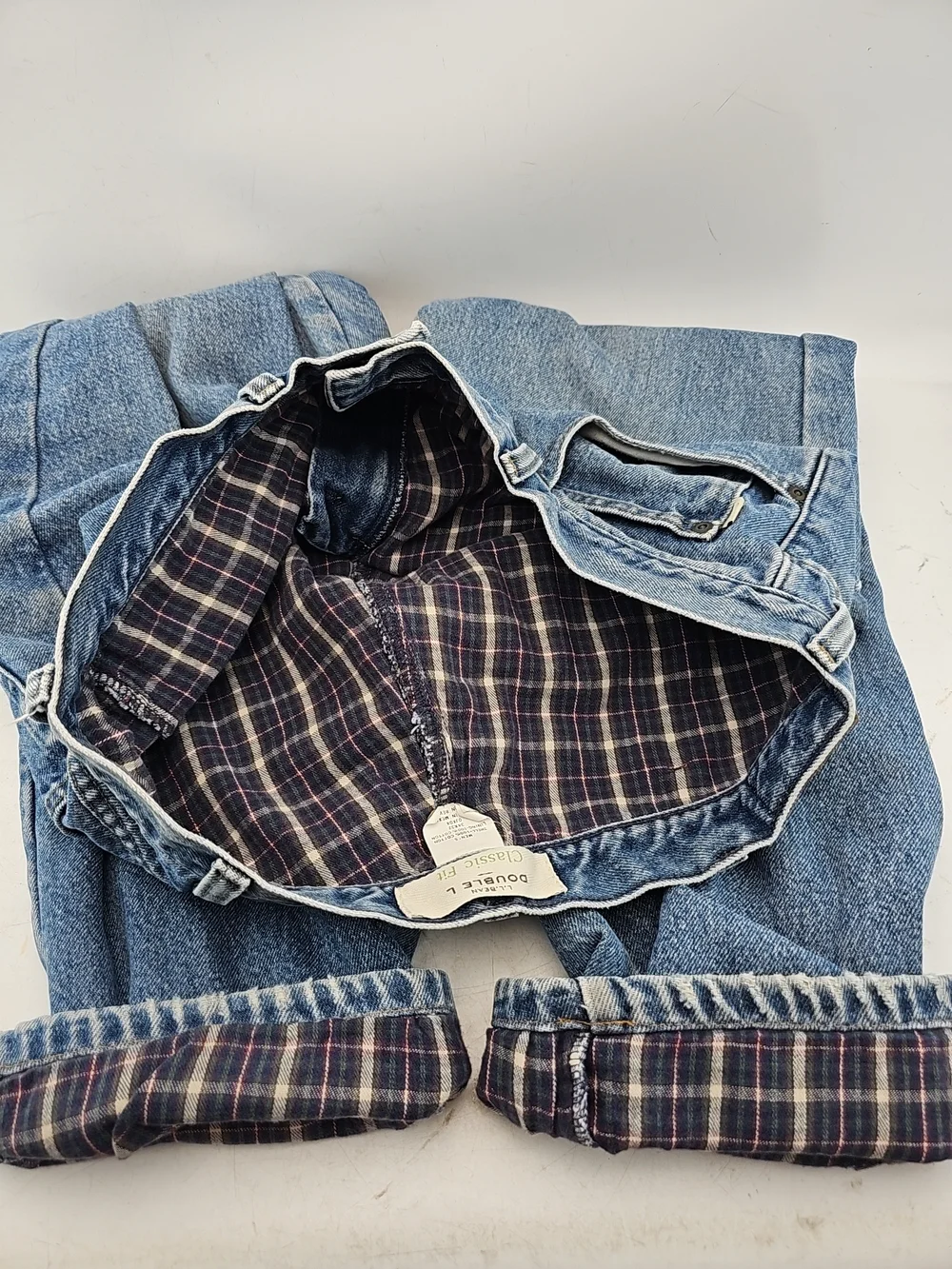 L.L.Bean Flannel Lined Jeans